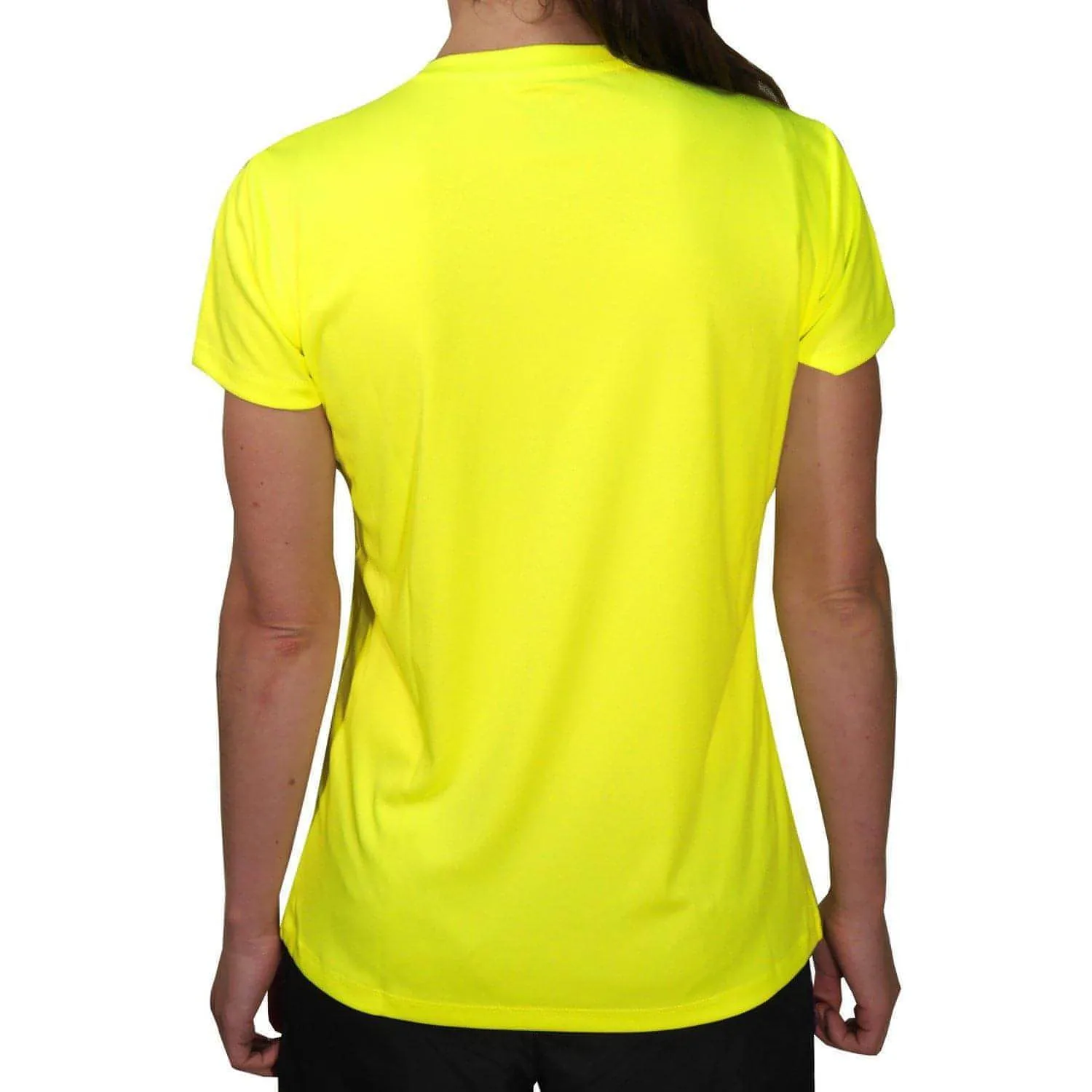 More Mile M-Tech Dry Girls Short Sleeve Running Top - Yellow