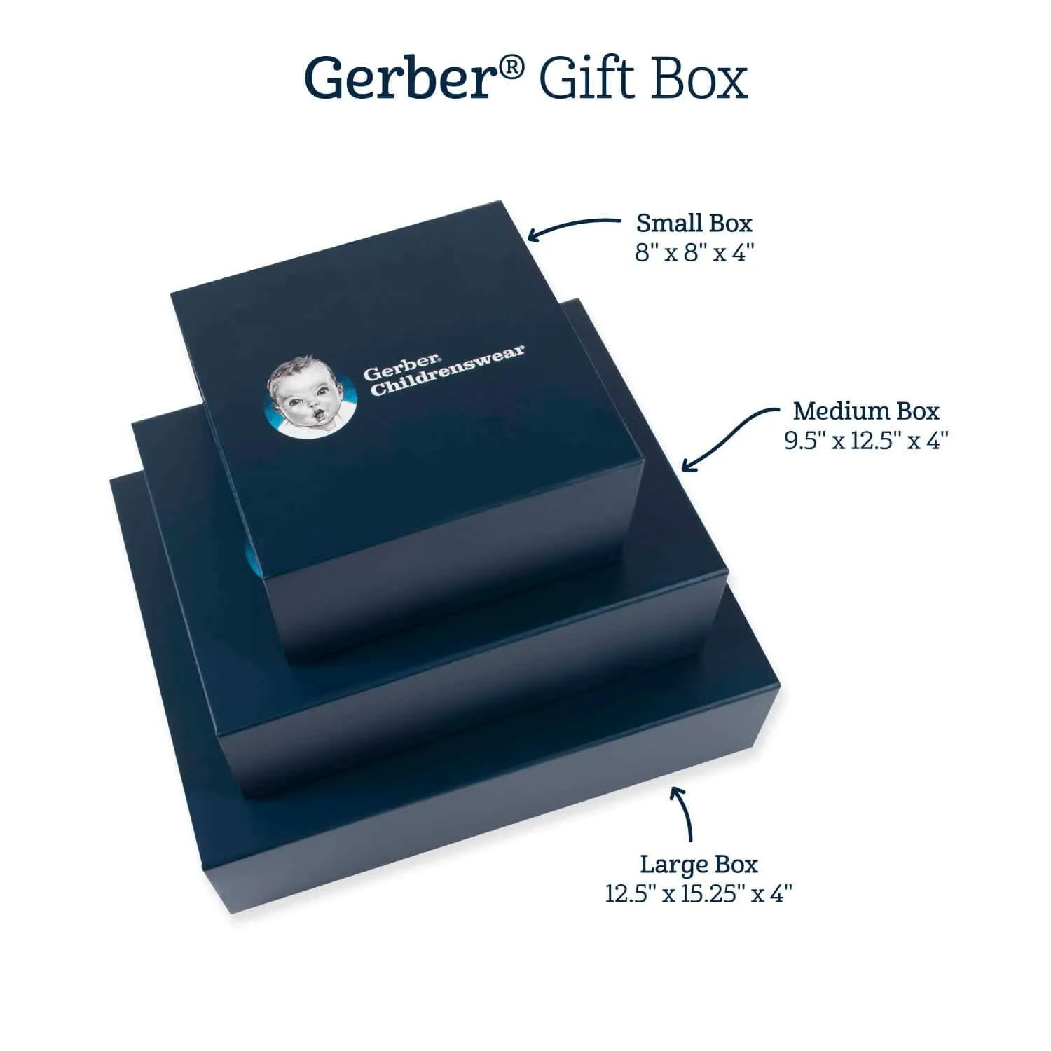 Navy Gerber® Branded Deluxe Gift Box