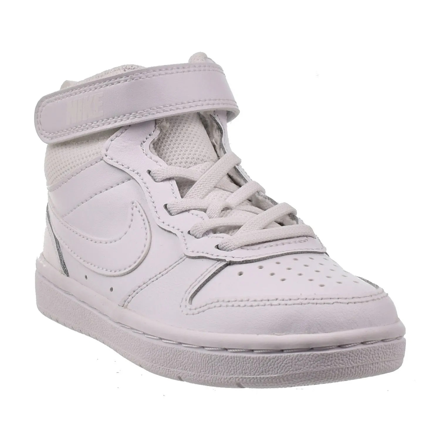 Nike Court Borough Mid 2 (PS) Little Kids' Shoes Triple White