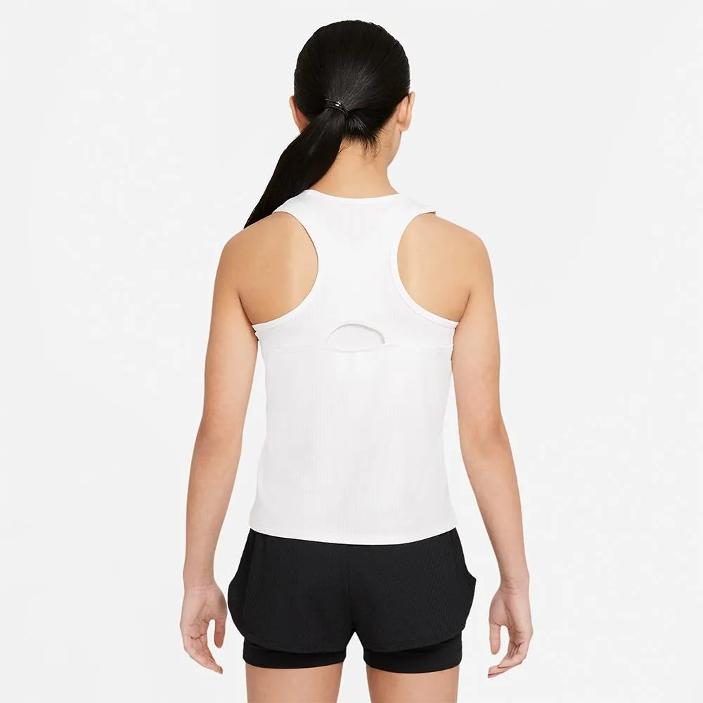 Nike Girls Victory Tank - White