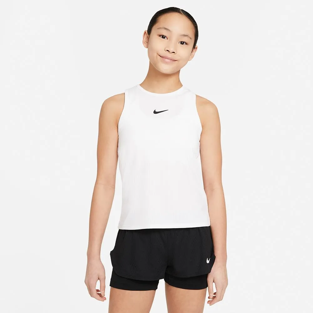 Nike Girls Victory Tank - White