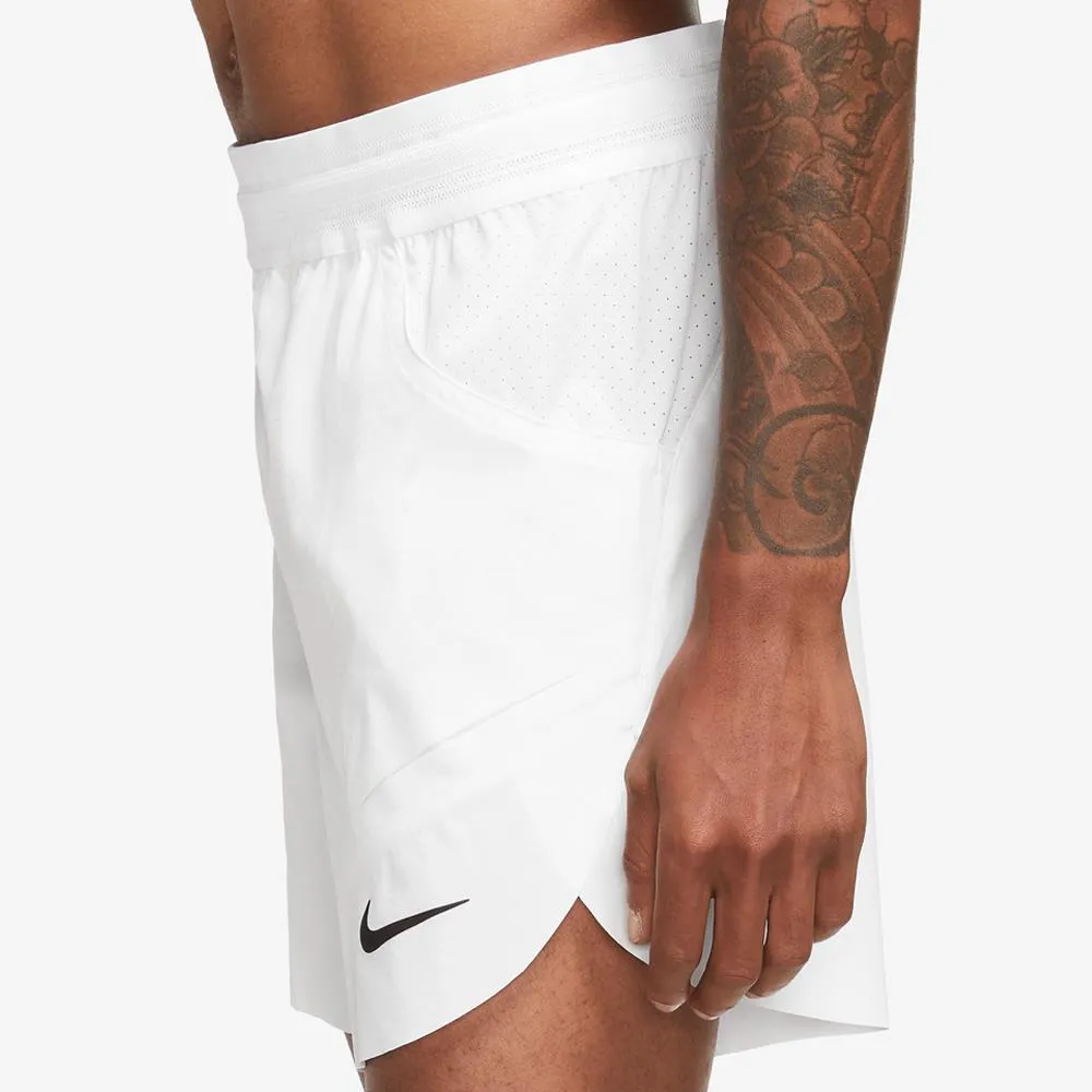 Nike Men's Rafa Advantage 7" Short - White/Black