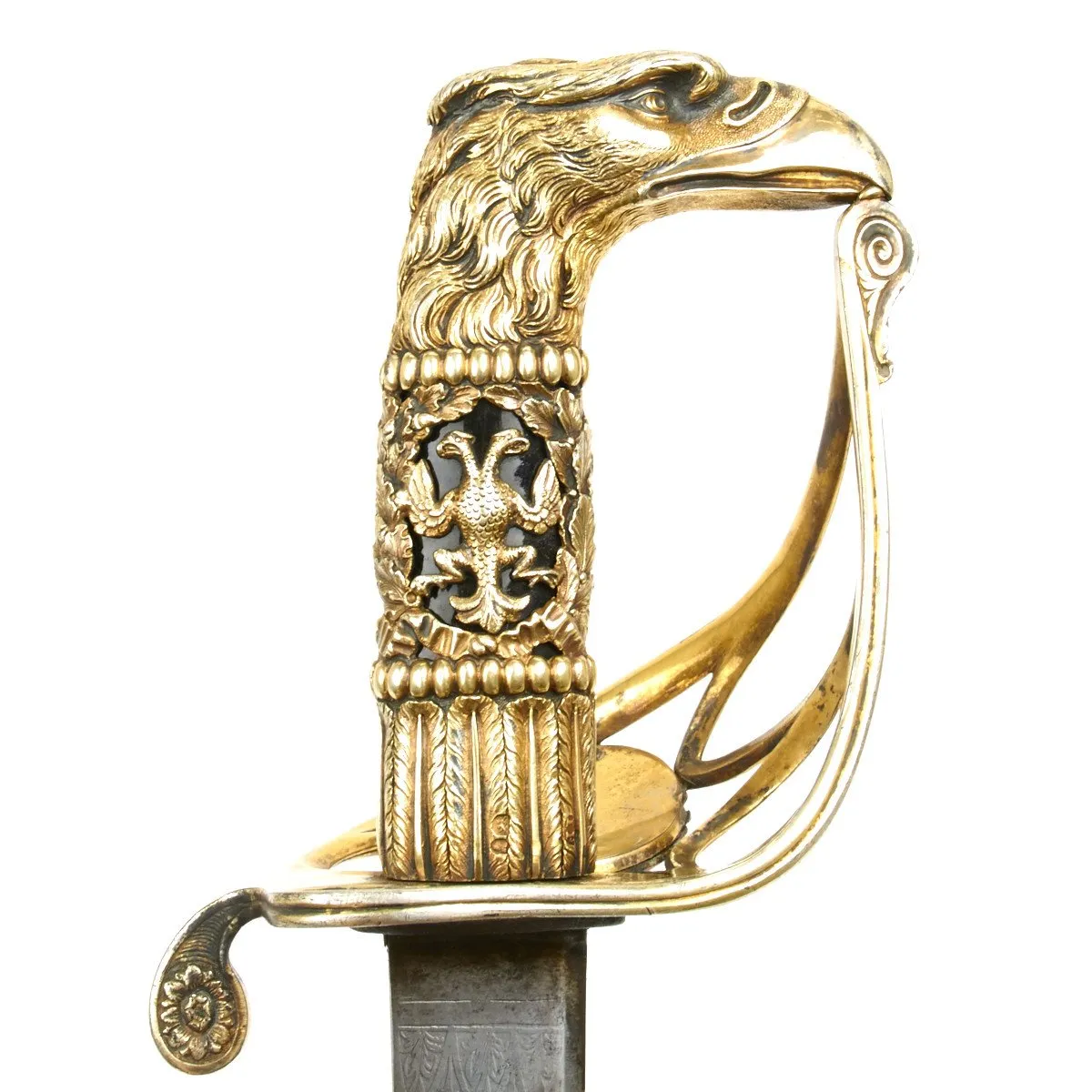 Original 1823 British Silver Gilt King George IVth Presentation Sword by Prosser- Presented to Lt. Col. Stephen Arthur Goodman