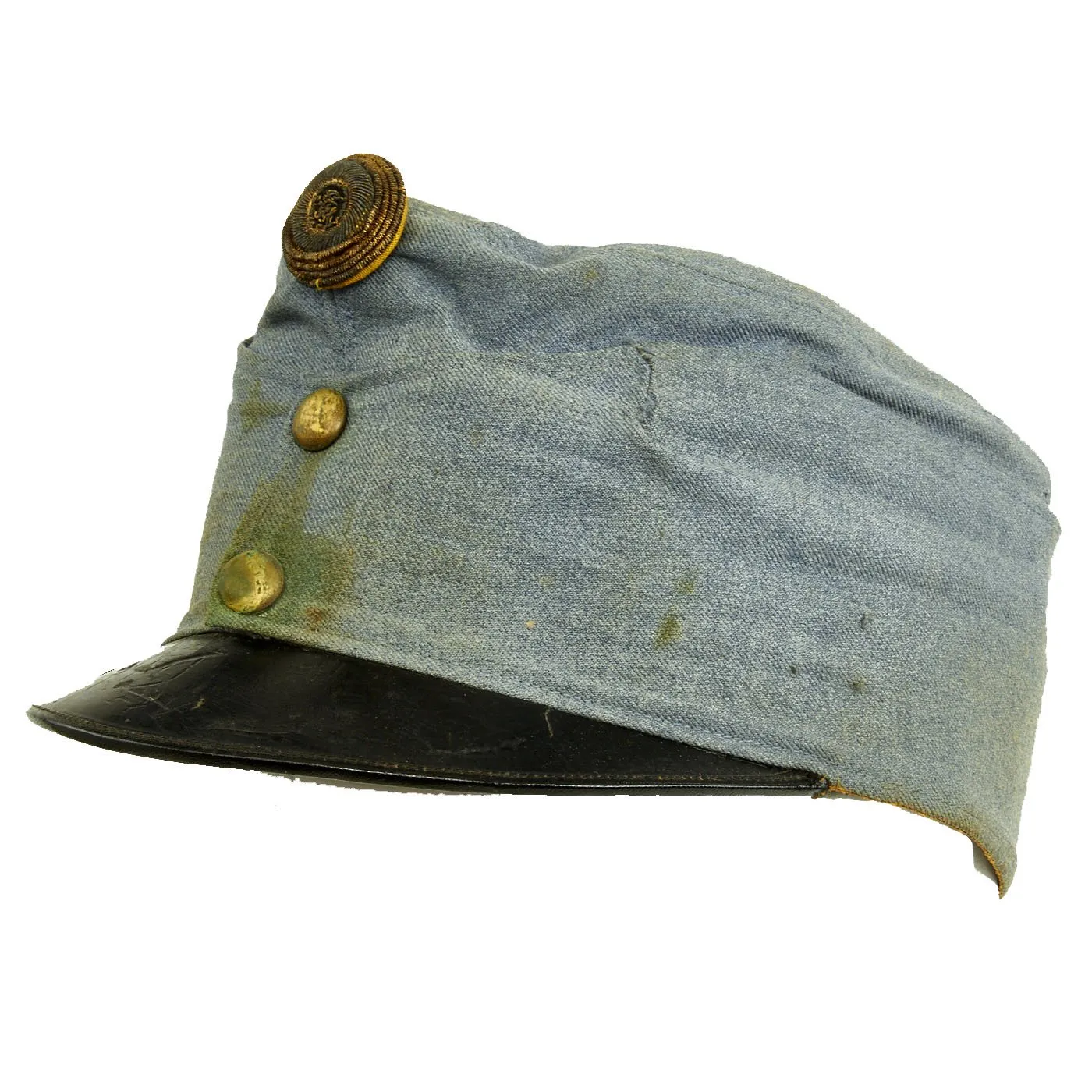 Original Austro-Hungarian WWI M1916 Officer’s Field Cap made by A. Zach in Hermannstadt Transylvania