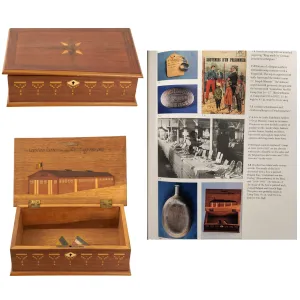 Original Belgian WWI Military Refugee Camp Zeist (Internment Camp Amersfoort) Wood Souvenir Keepsake Box - Featured In The Book “Trench Art, An Illustrated History” by Jane Kimball on Page 247