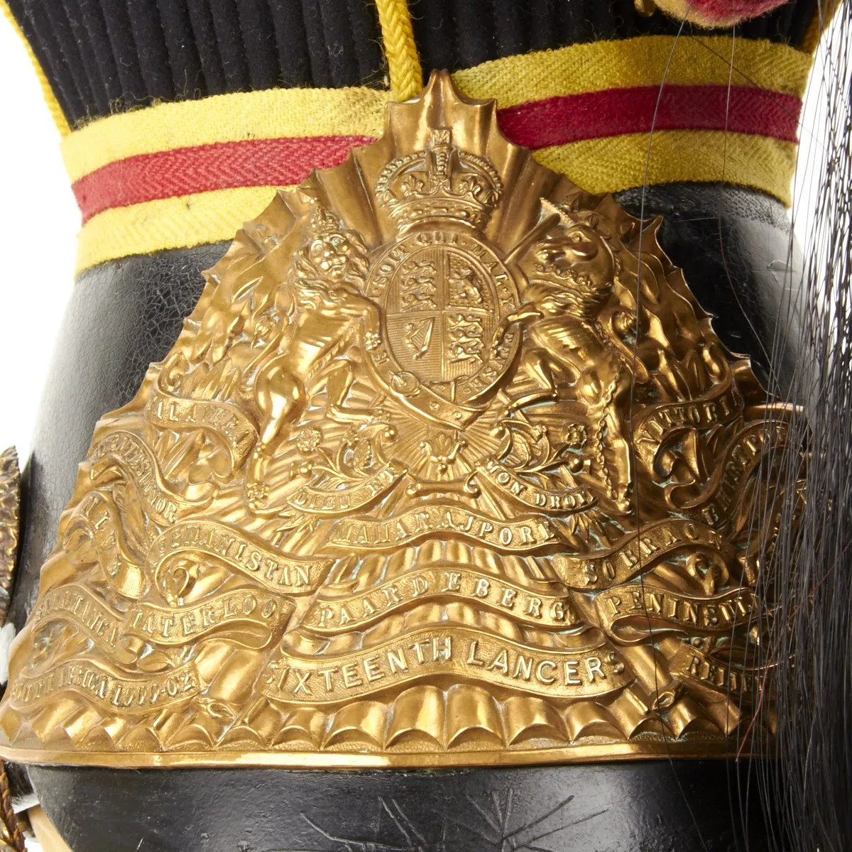 Original British 16th Lancers Other Ranks Chapka Helmet- Circa 1902