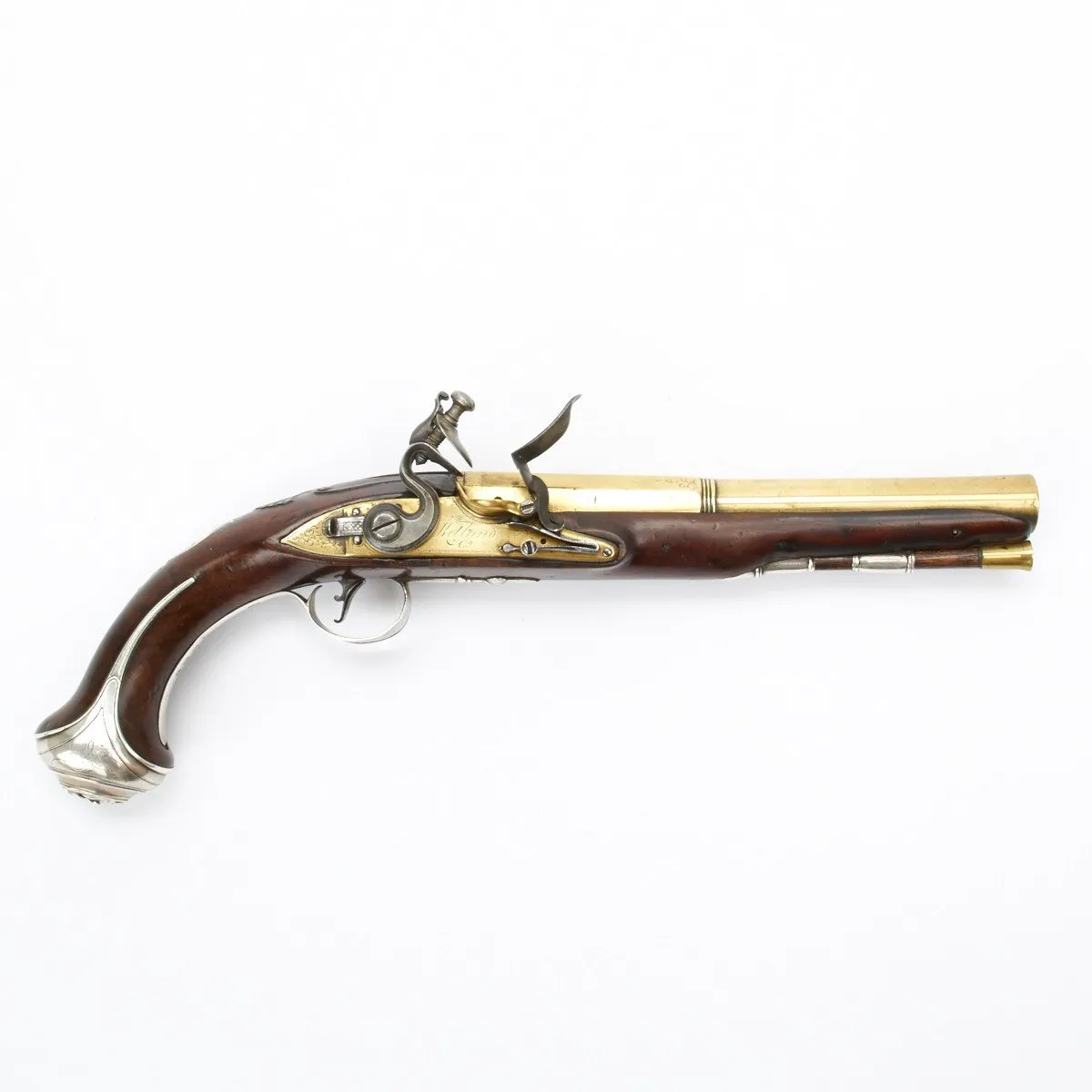 Original British 1777 Flintlock Pistol Inscribed CAPT R.PEARSON R.N. (Battle of Flamborough Head)