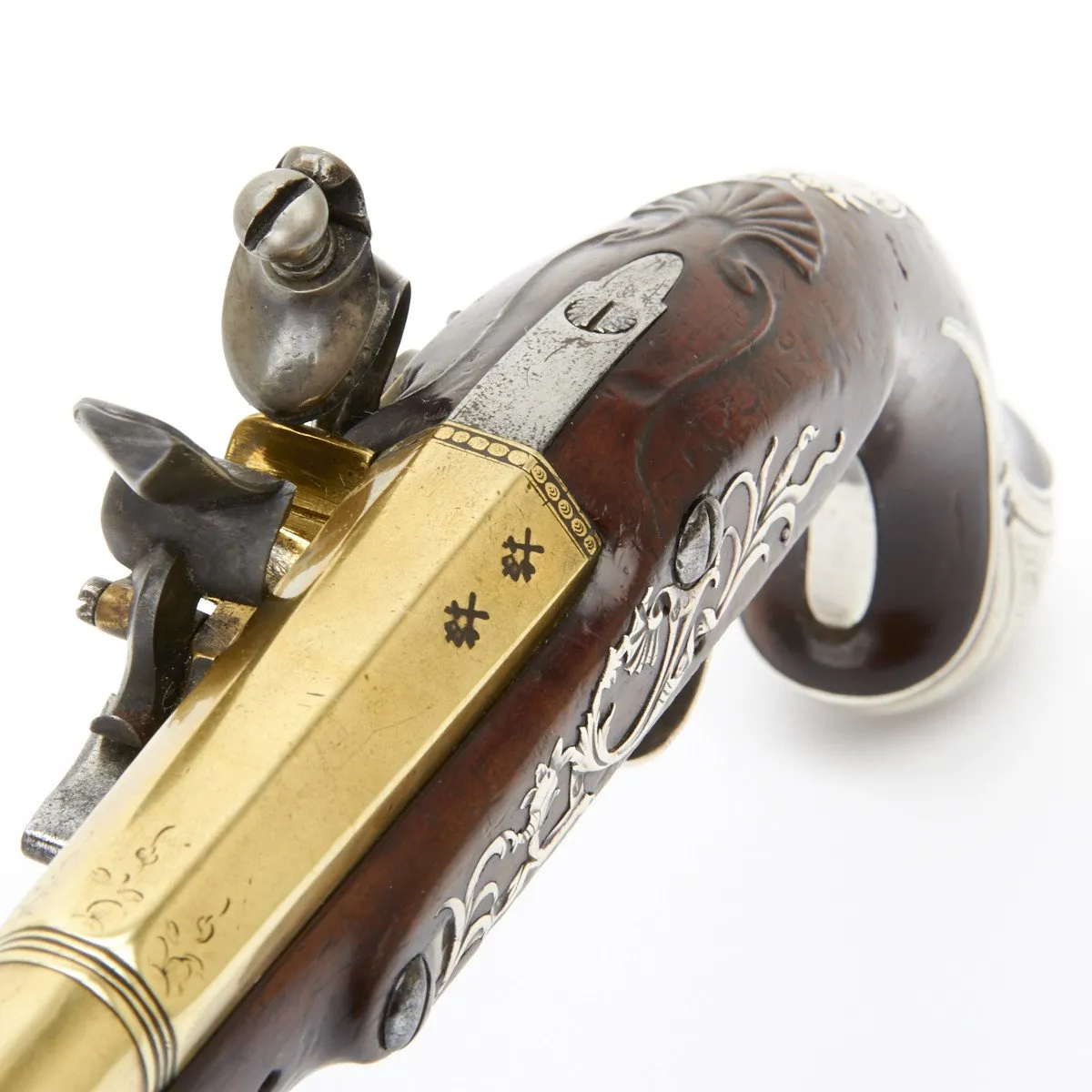 Original British 1777 Flintlock Pistol Inscribed CAPT R.PEARSON R.N. (Battle of Flamborough Head)