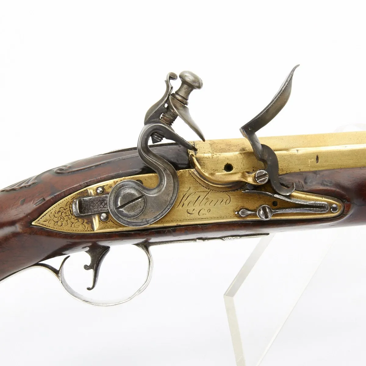 Original British 1777 Flintlock Pistol Inscribed CAPT R.PEARSON R.N. (Battle of Flamborough Head)