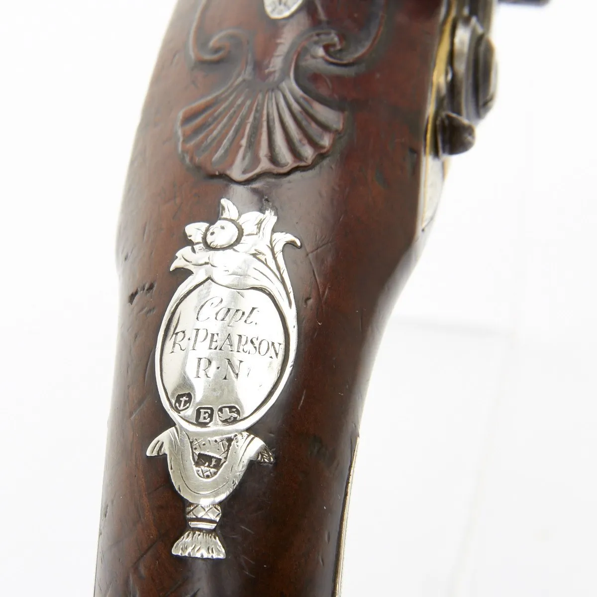 Original British 1777 Flintlock Pistol Inscribed CAPT R.PEARSON R.N. (Battle of Flamborough Head)