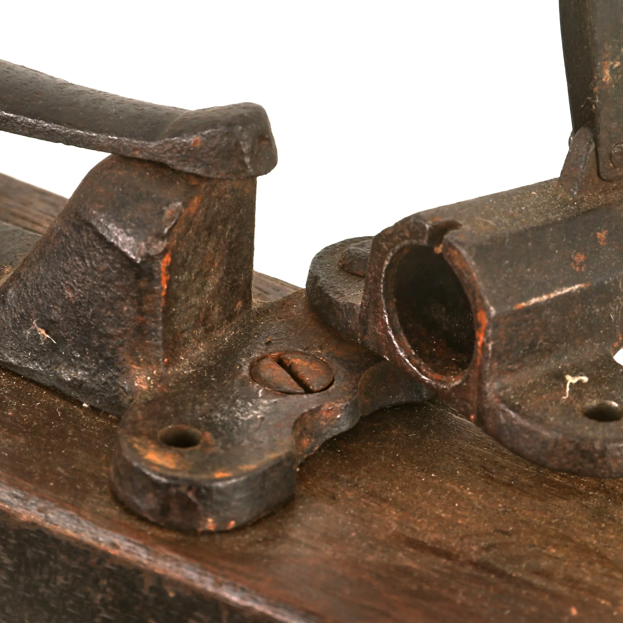 Original British 18th Century Newgate Gaol Prison Trap Gun Door Alarm Cannon - Recovered from Provisions Store Newgate Gaol