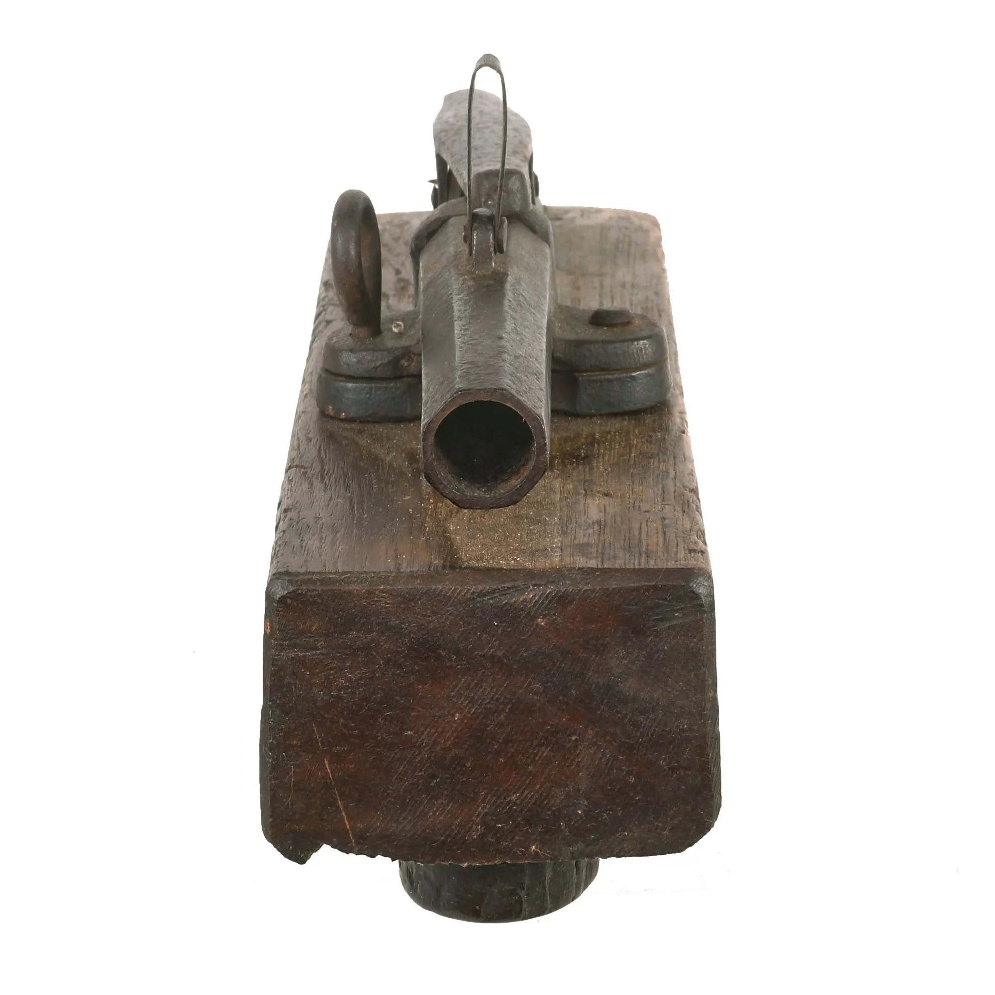 Original British 18th Century Newgate Gaol Prison Trap Gun Door Alarm Cannon - Recovered from Provisions Store Newgate Gaol