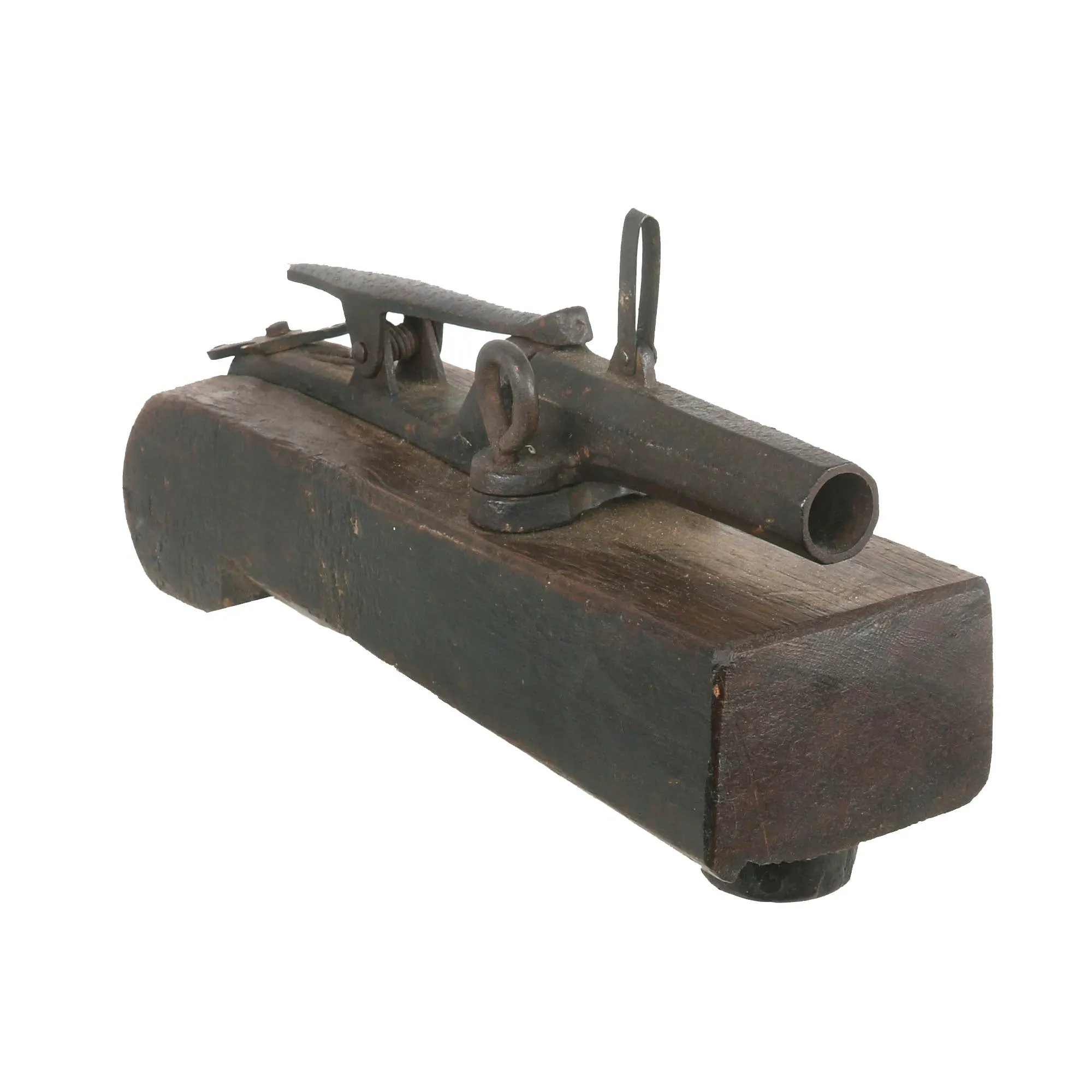 Original British 18th Century Newgate Gaol Prison Trap Gun Door Alarm Cannon - Recovered from Provisions Store Newgate Gaol