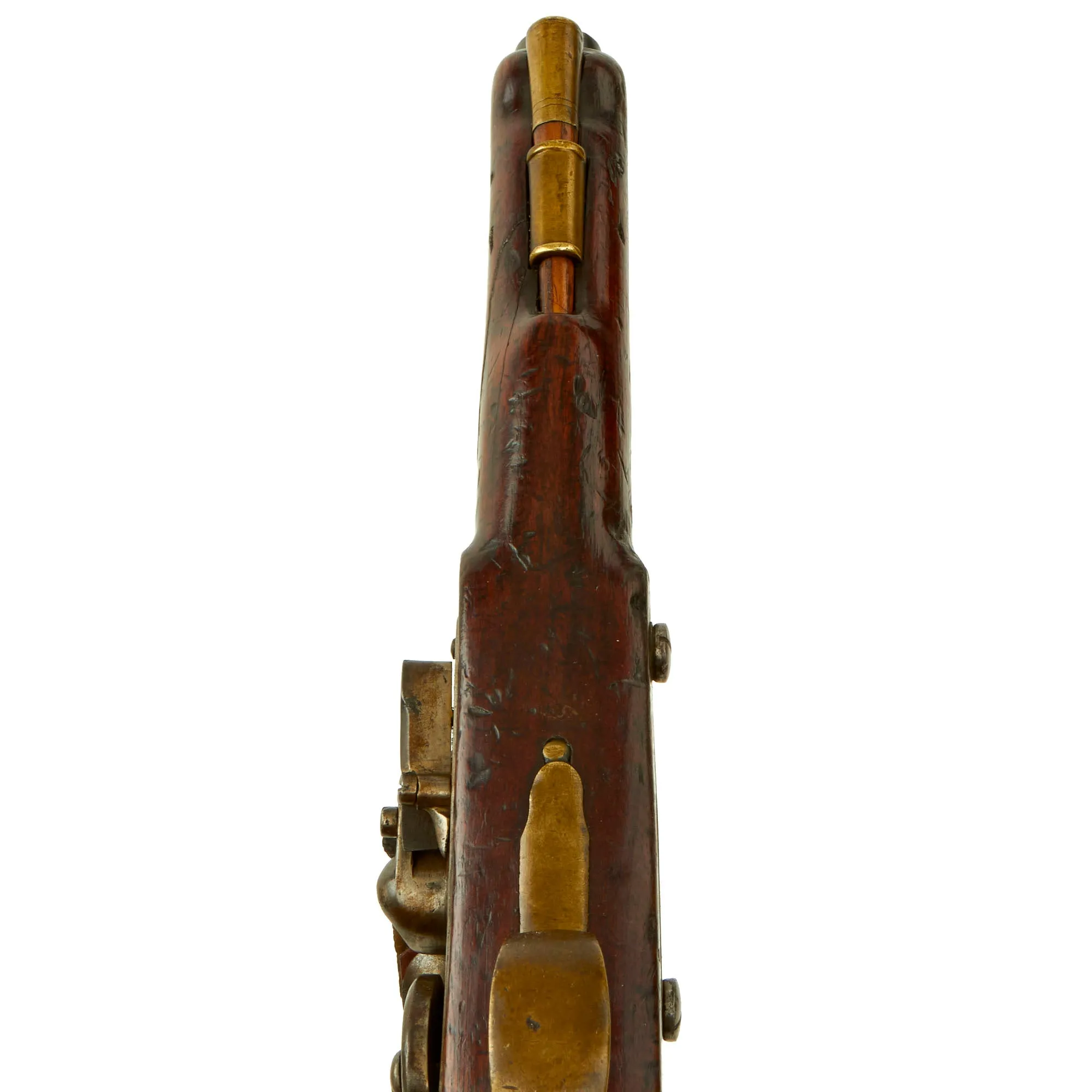 Original British Napoleonic P-1796 Light Dragoon Flintlock Pistol Marked to the 16th Light Dragoons - Waterloo Participant