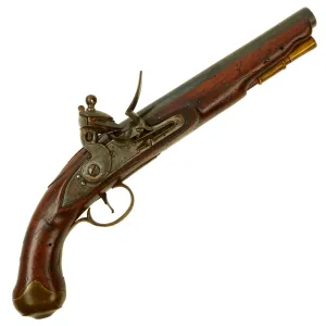 Original British Napoleonic P-1796 Light Dragoon Flintlock Pistol Marked to the 16th Light Dragoons - Waterloo Participant