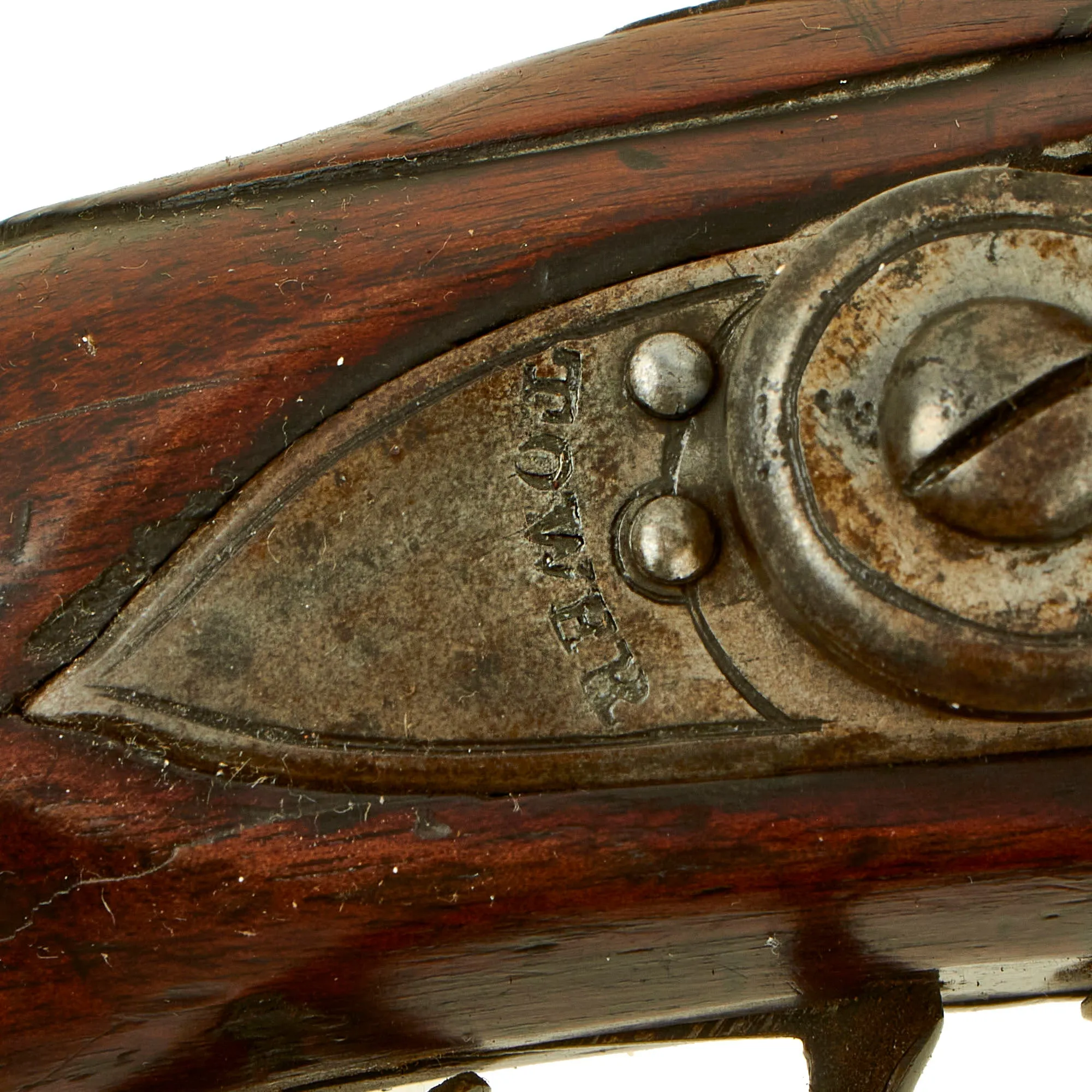 Original British Napoleonic P-1796 Light Dragoon Flintlock Pistol Marked to the 16th Light Dragoons - Waterloo Participant