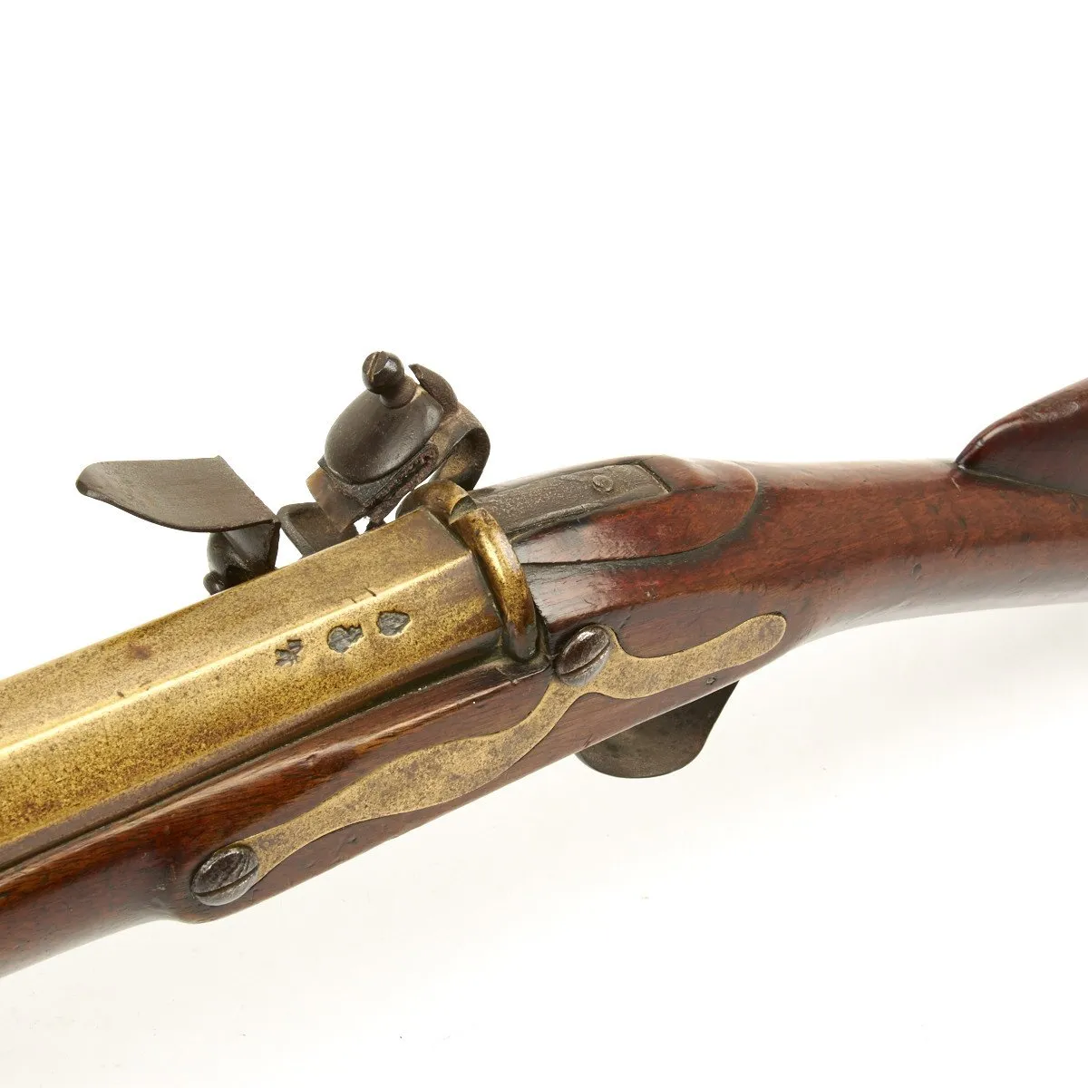 Original British Sea Service Flintlock Brass Barreled Blunderbuss by John Dafte- Circa 1690