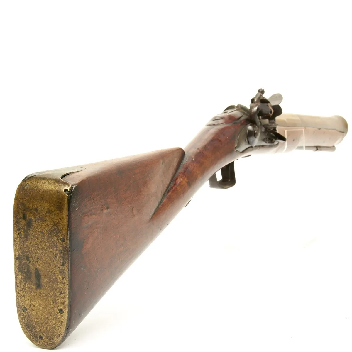 Original British Sea Service Flintlock Brass Barreled Blunderbuss by John Dafte- Circa 1690