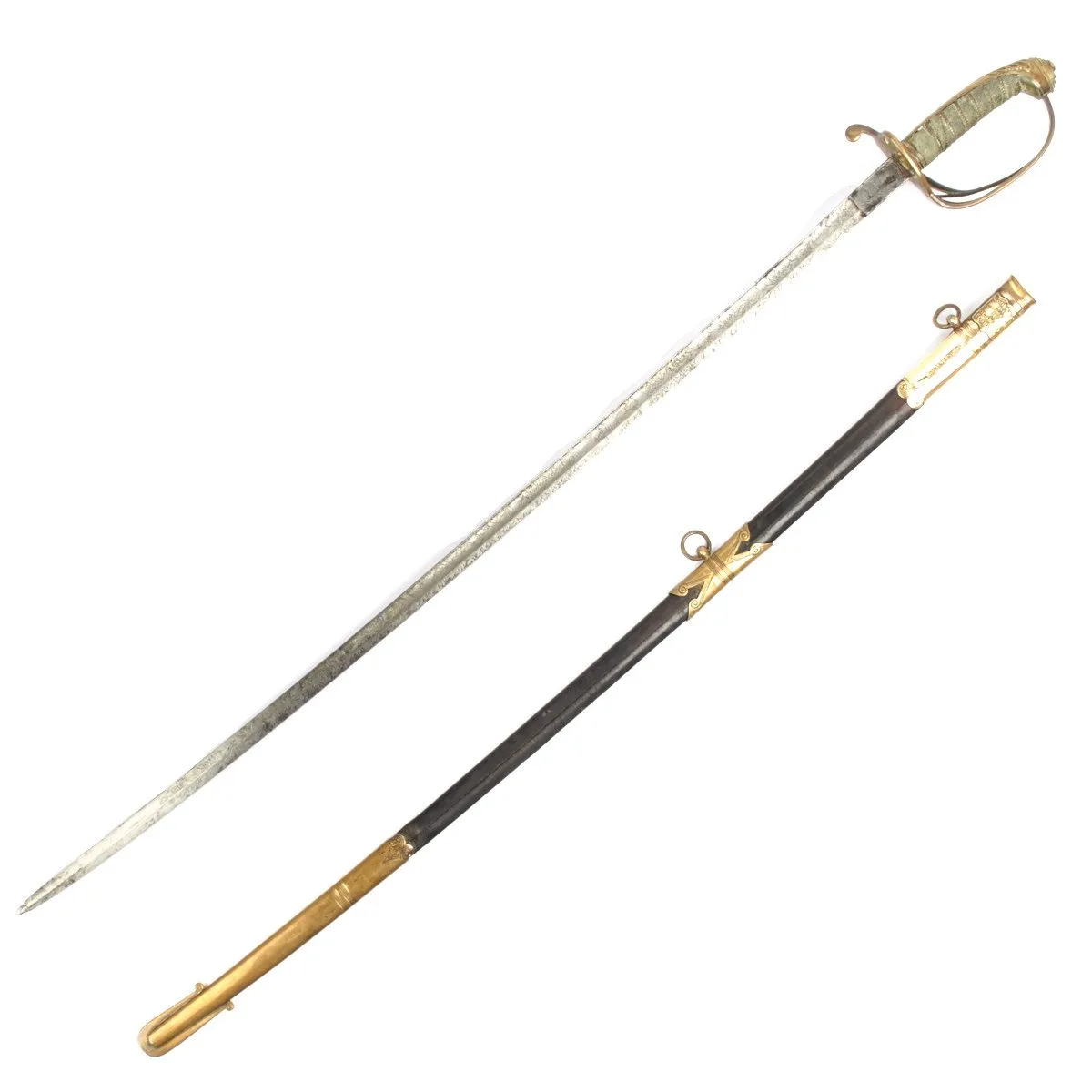 Original British Victorian Court Presentation Sword and Letter of General Sir Dighton MacNaughton Probyn VC