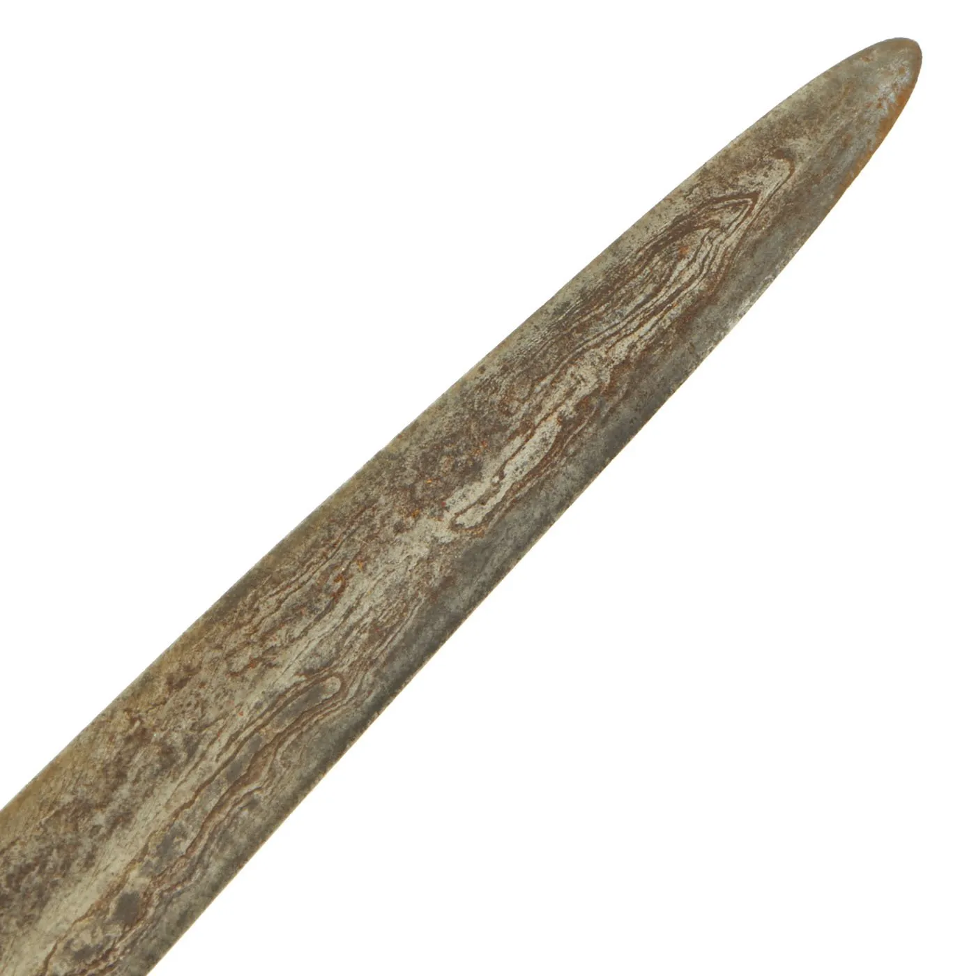 Original Dutch East Indies Kris Dagger with Carved Handle in Scabbard from the Island of Java - circa 1850