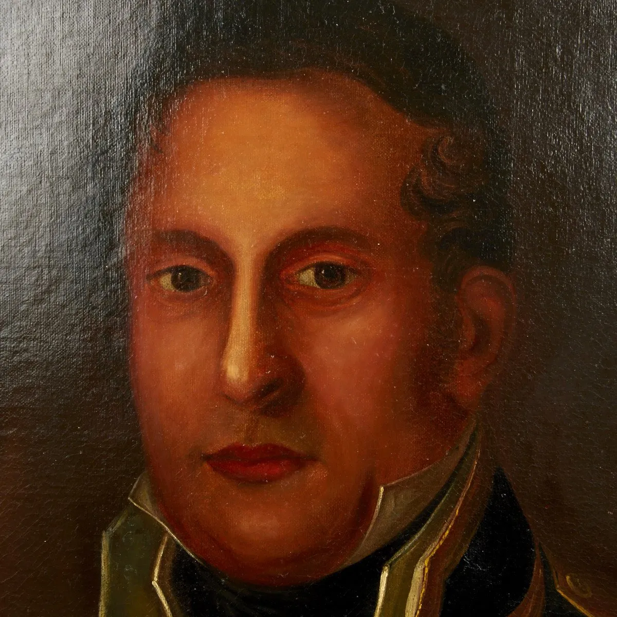 Original English Period Oil Painting of Rear Admiral of the White - Lord William Fitzroy KCB 1782-1857