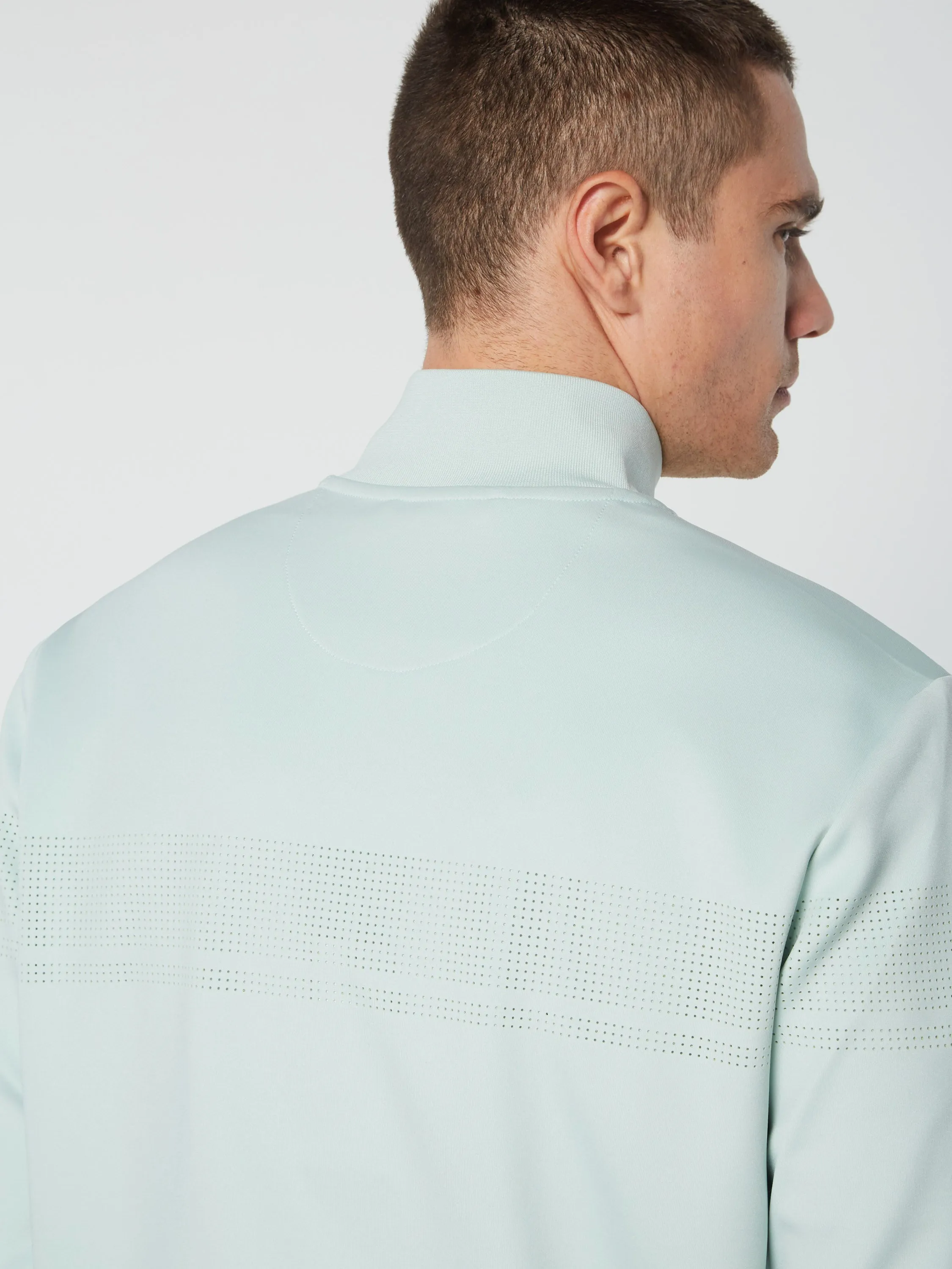 Perforata Track Jacket- Surf Spray