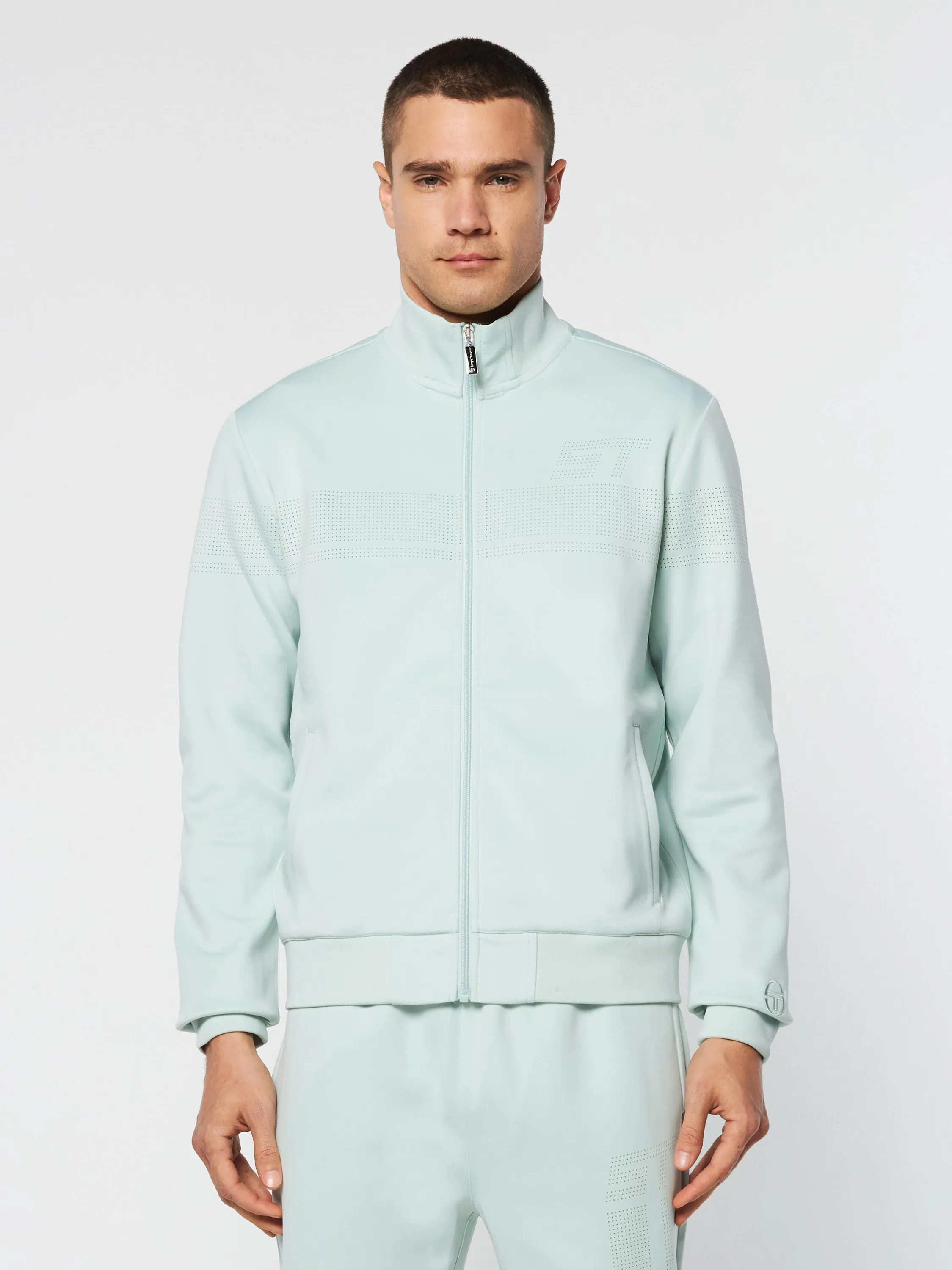 Perforata Track Jacket- Surf Spray