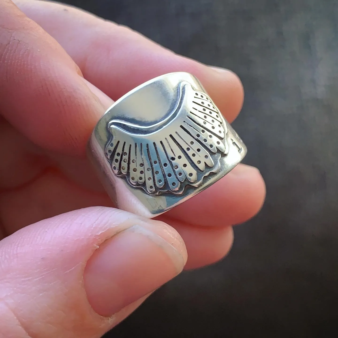 RBG "i dissent" Sterling Silver Ring