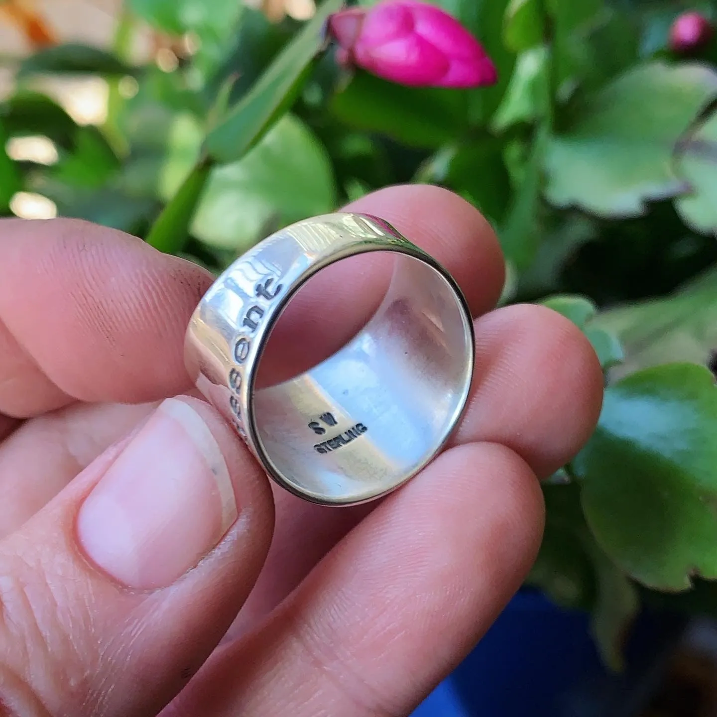 RBG "i dissent" Sterling Silver Ring