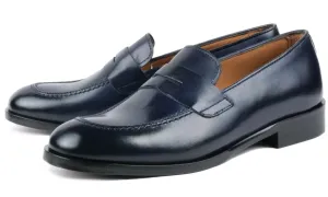 Roma Penny Loafer Blue