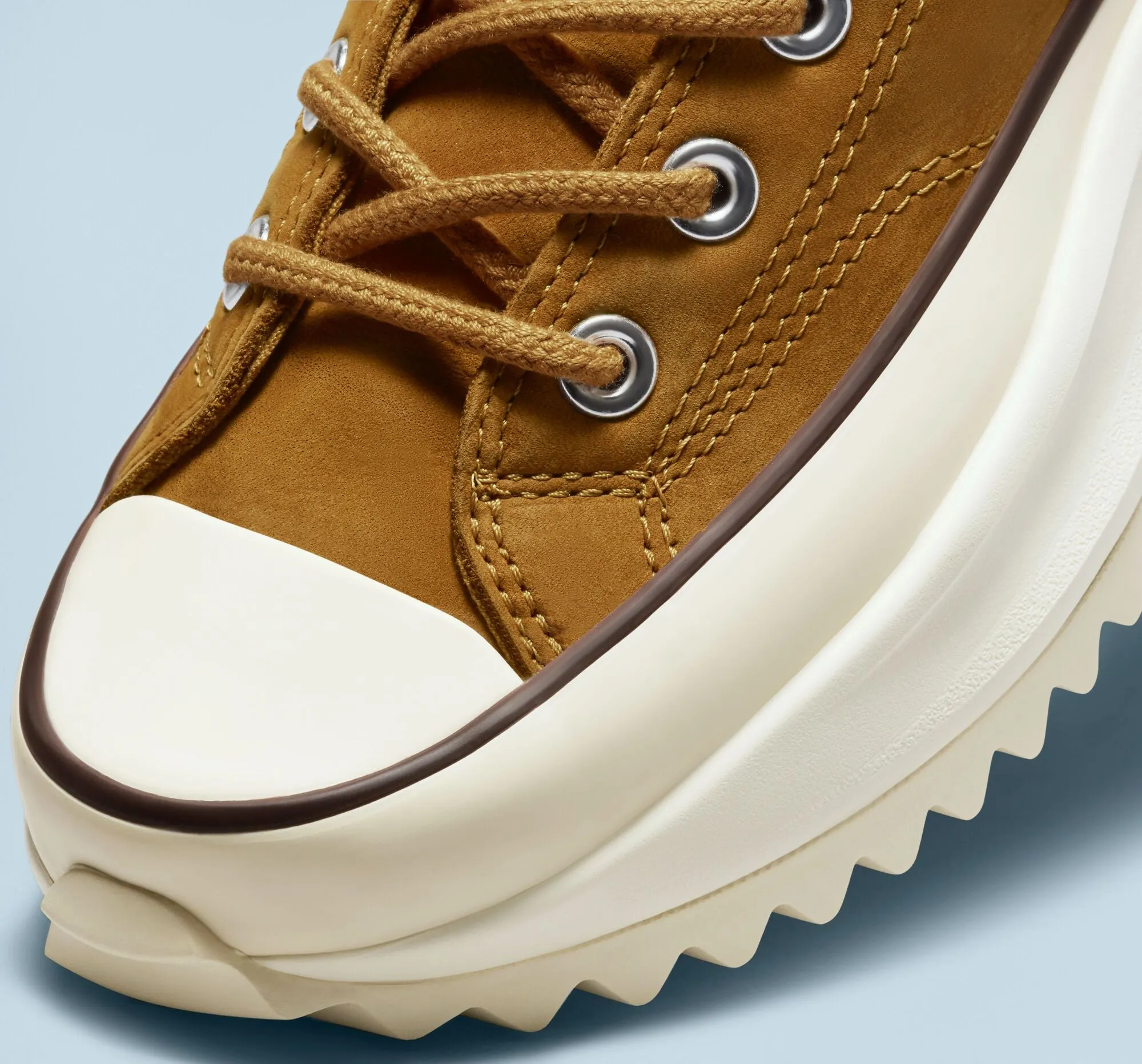 Run Star Hike Nubuck Hi Sneakers in Tan