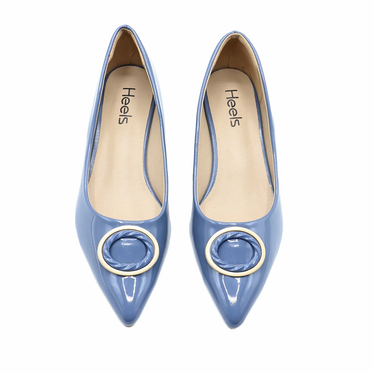 Sky Blue Formal Court Shoes 085469