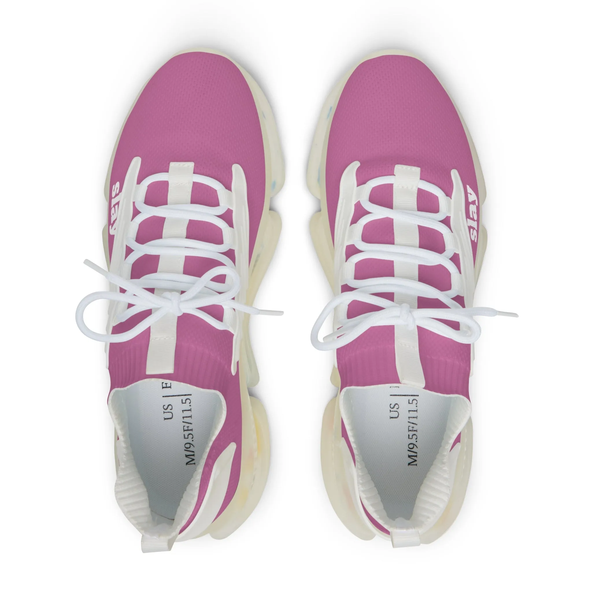 Slay chill Pink Mesh Sneakers unisex