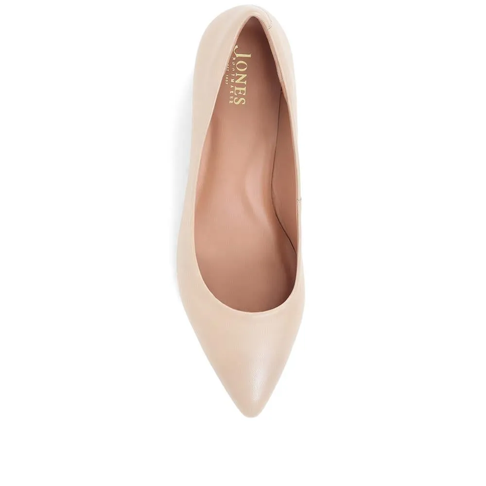 Sunstone Leather Court Shoes - SUNSTONE / 323 599