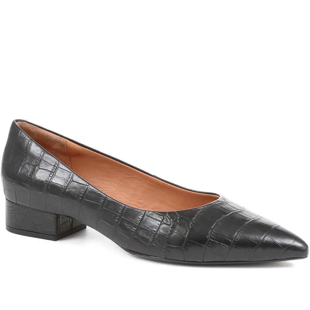 Sunstone Leather Court Shoes - SUNSTONE / 323 599