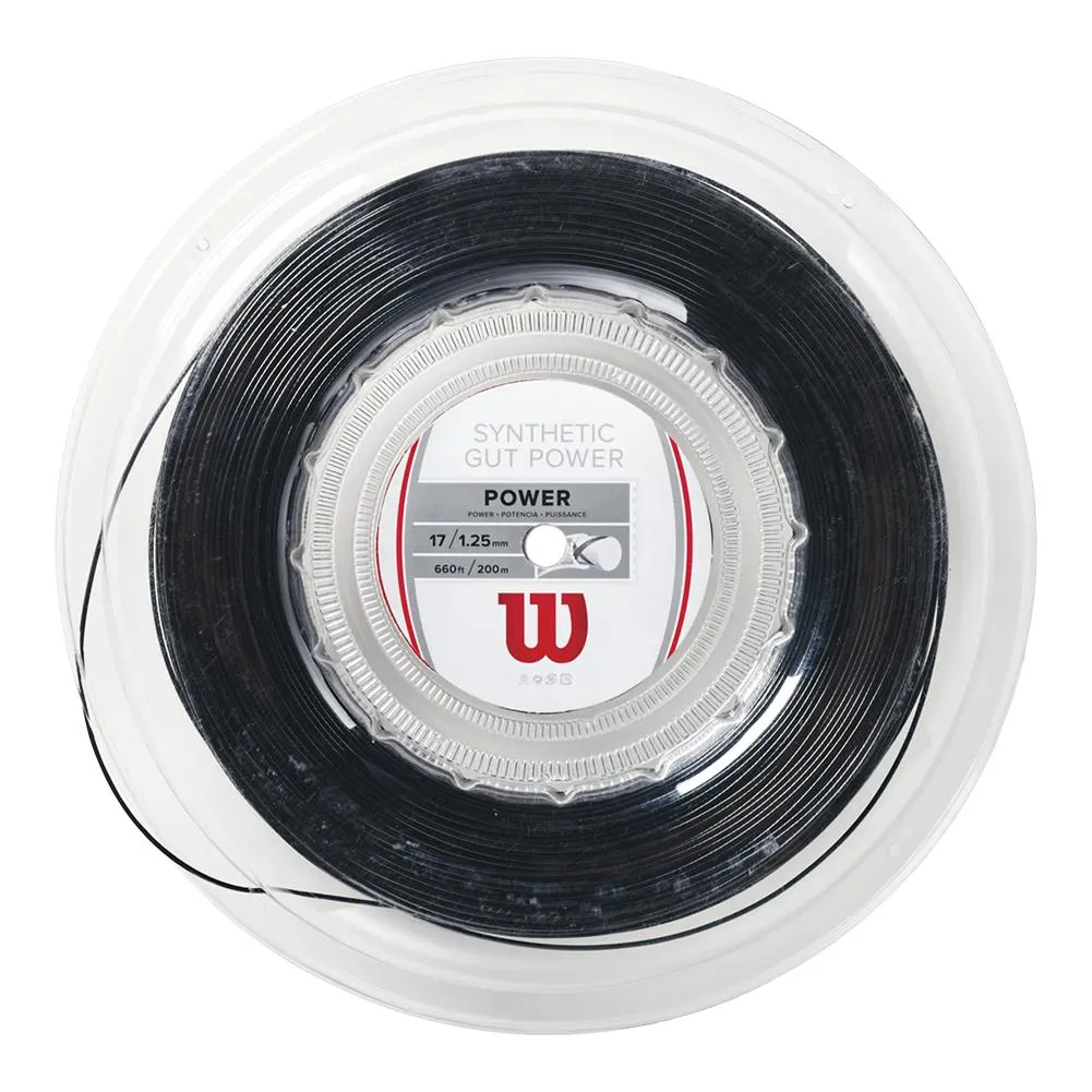 Synthetic Gut Power Tennis String Reel