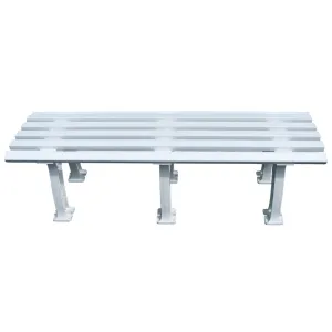 Tennis Mid Court Bench 5 Feet White