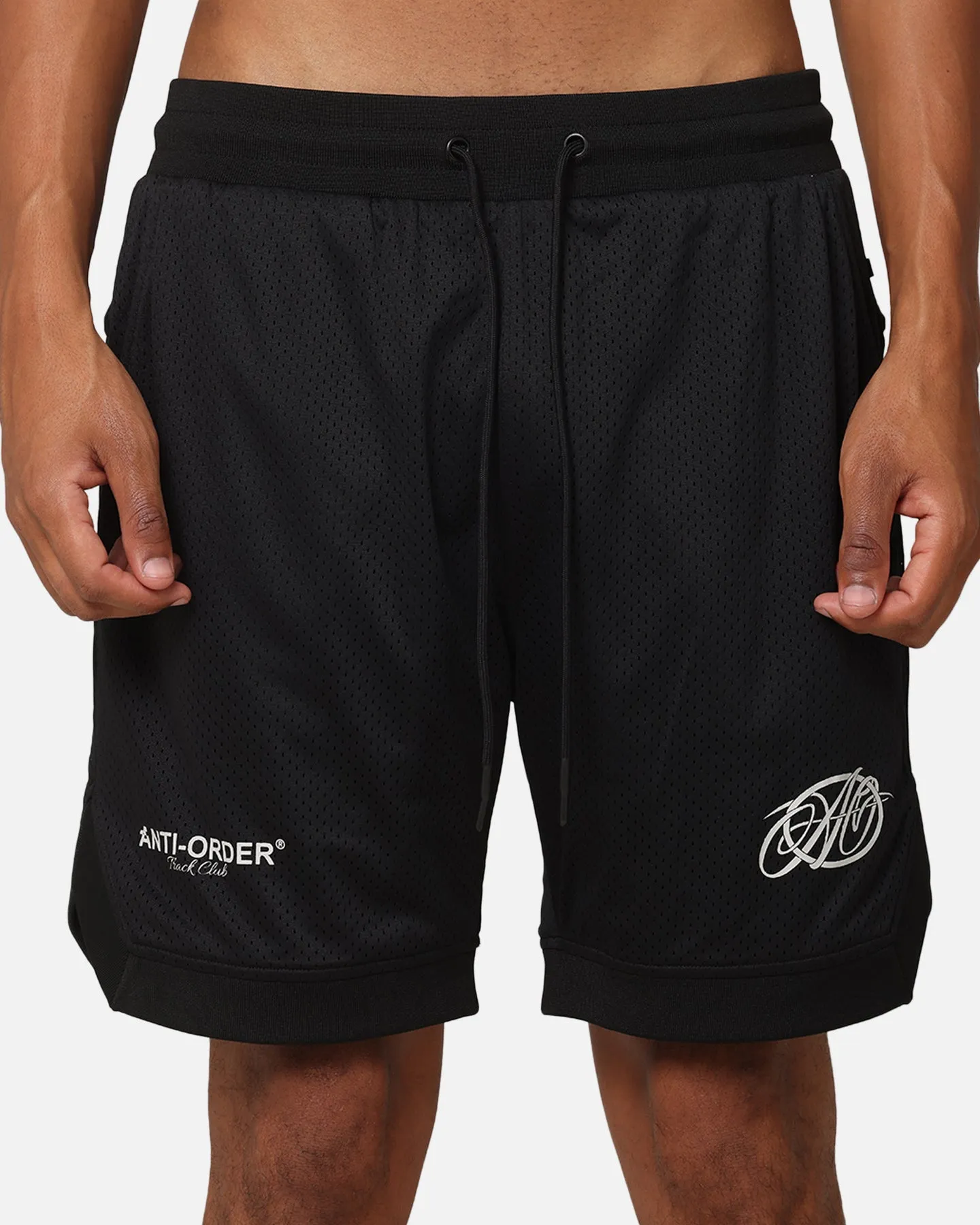 The Anti Order Track Club Basketball Shorts Black/Grey