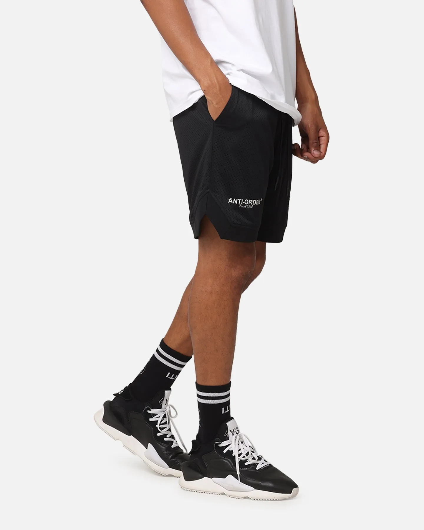 The Anti Order Track Club Basketball Shorts Black/Grey