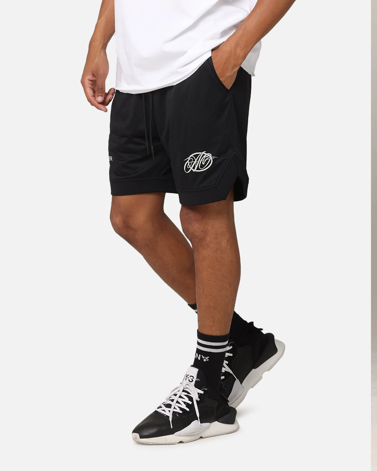 The Anti Order Track Club Basketball Shorts Black/Grey