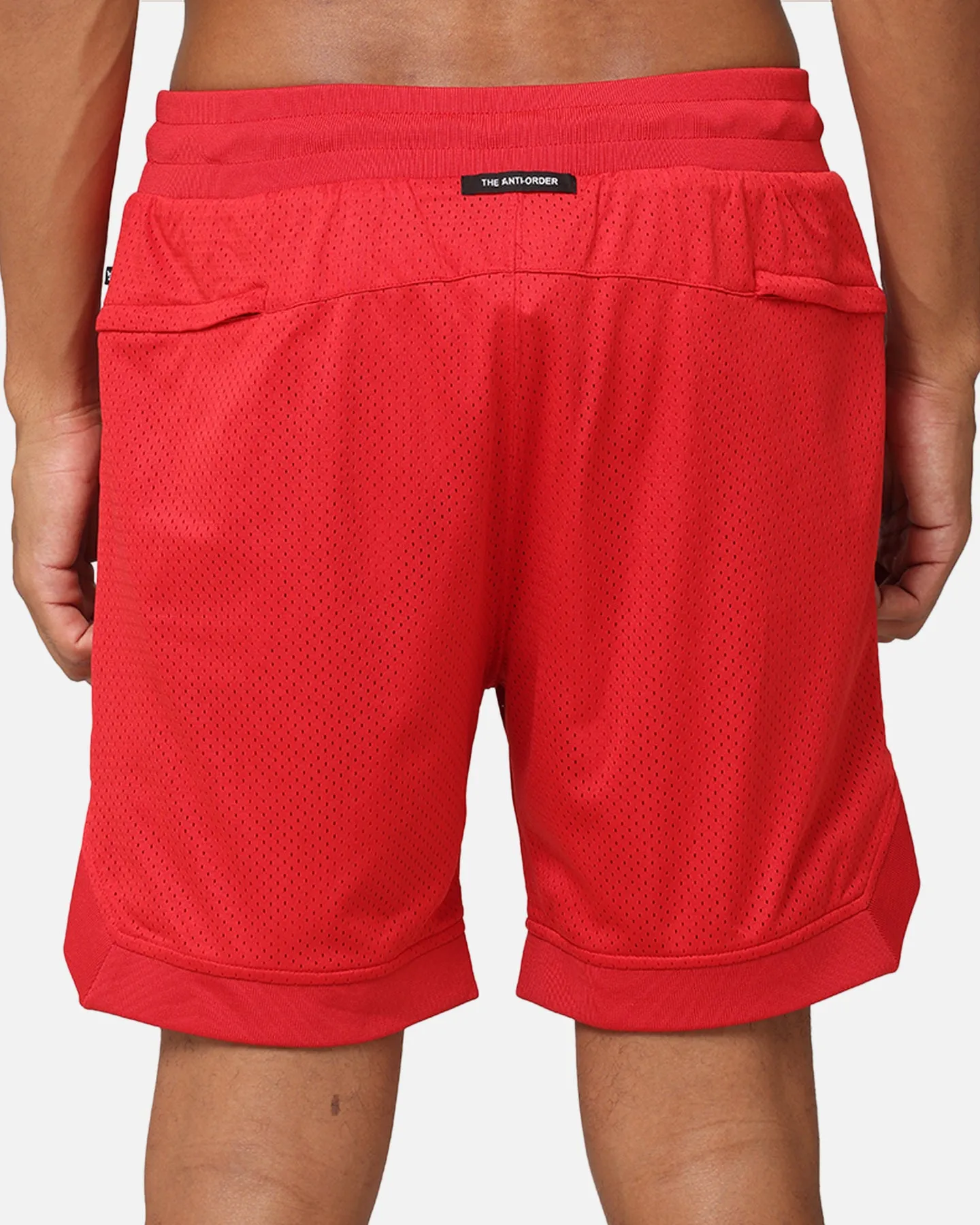 The Anti Order Track Club Basketball Shorts Red/White