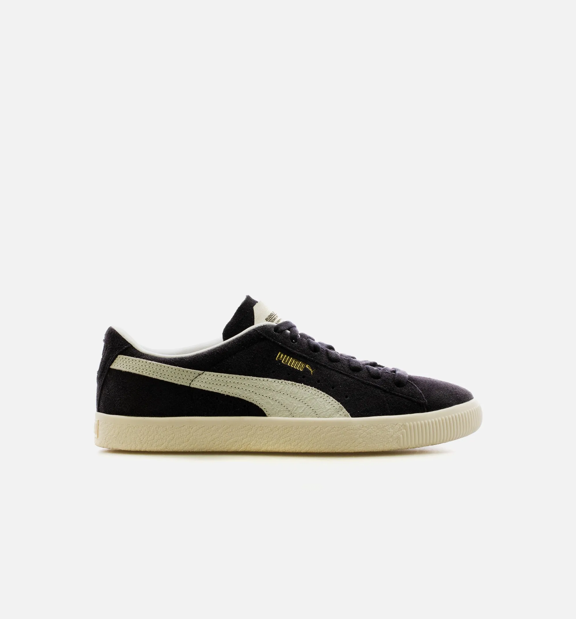 Vintage Suede Mens Lifestyle Shoe - Black/White