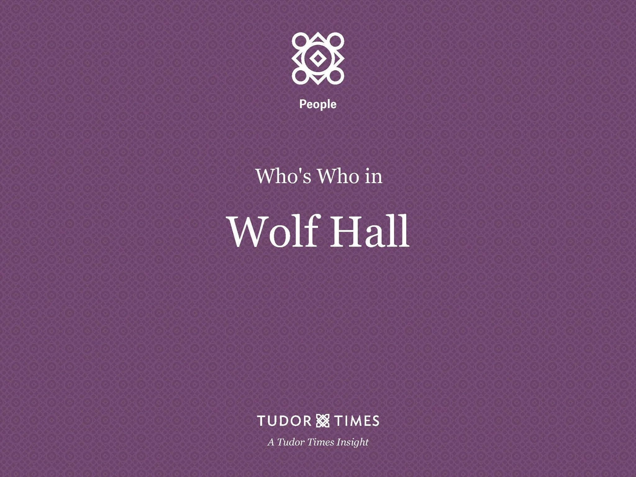 Who's Who in Wolf Hall