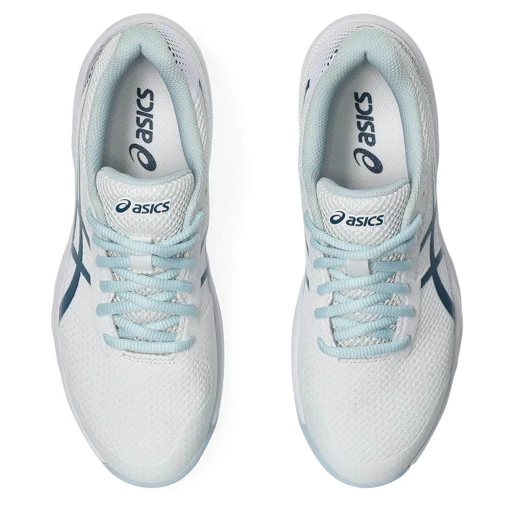 Womens Gel-Game 9 Pickleball Shoes White and Vintage Indigo