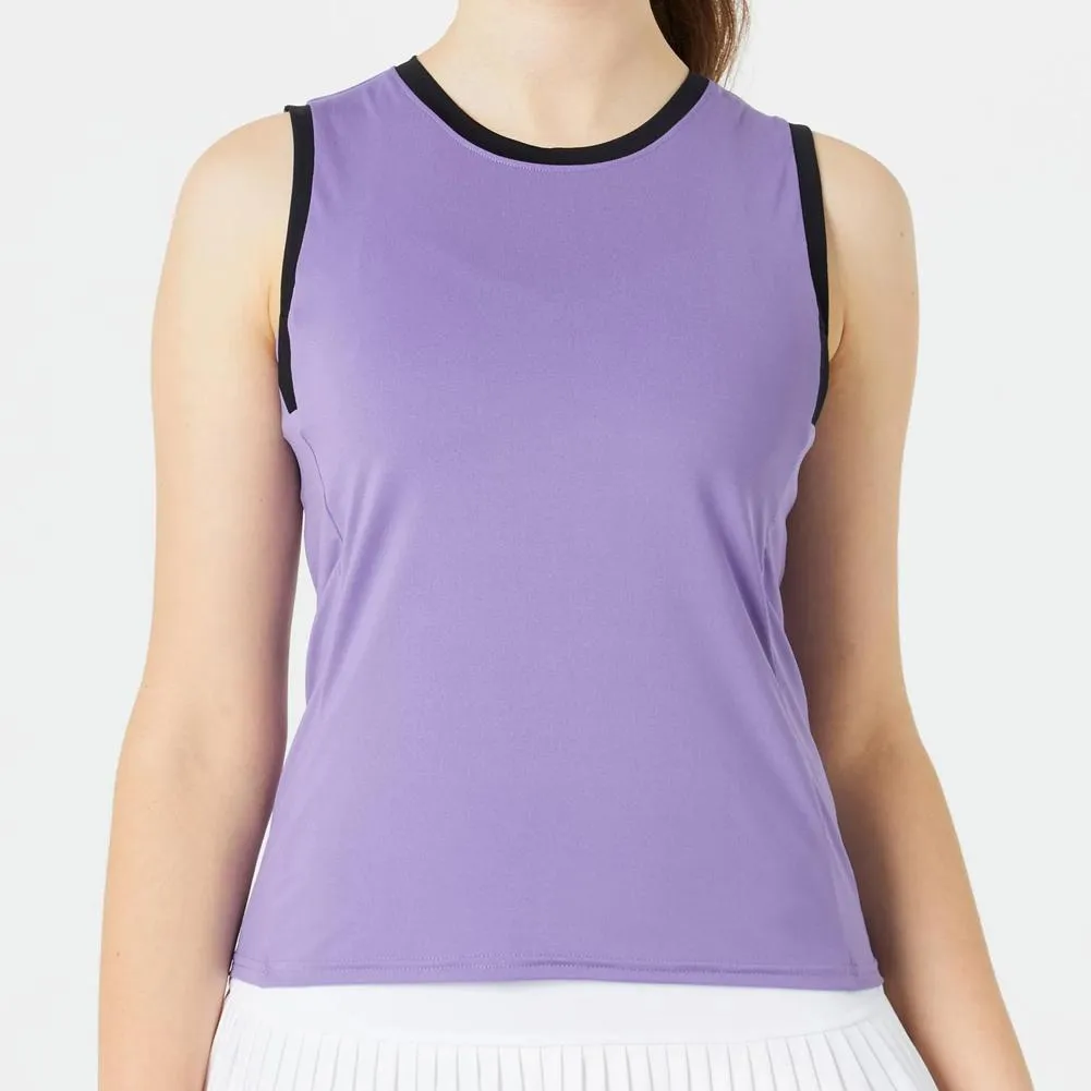 Women's New Harper Tennis Tank Lavender and Black