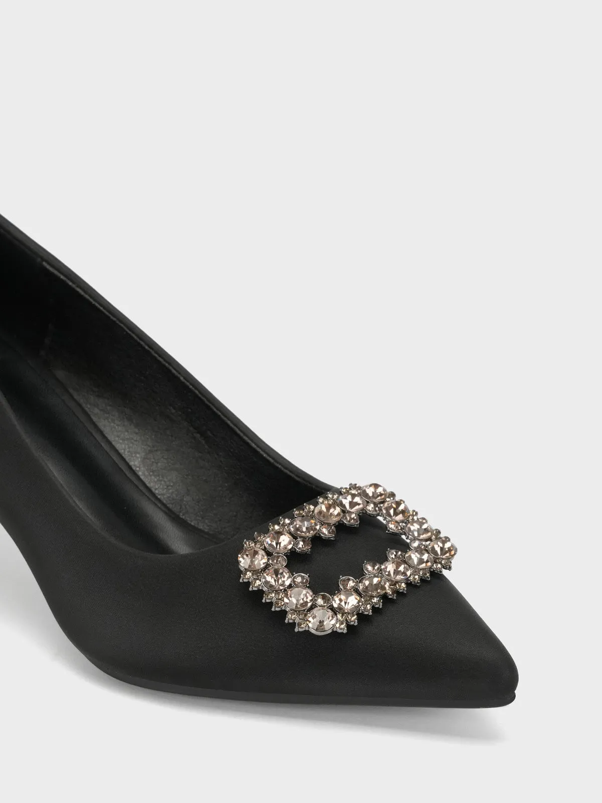 Womens "FENUKU" Diamante Brooch Courts