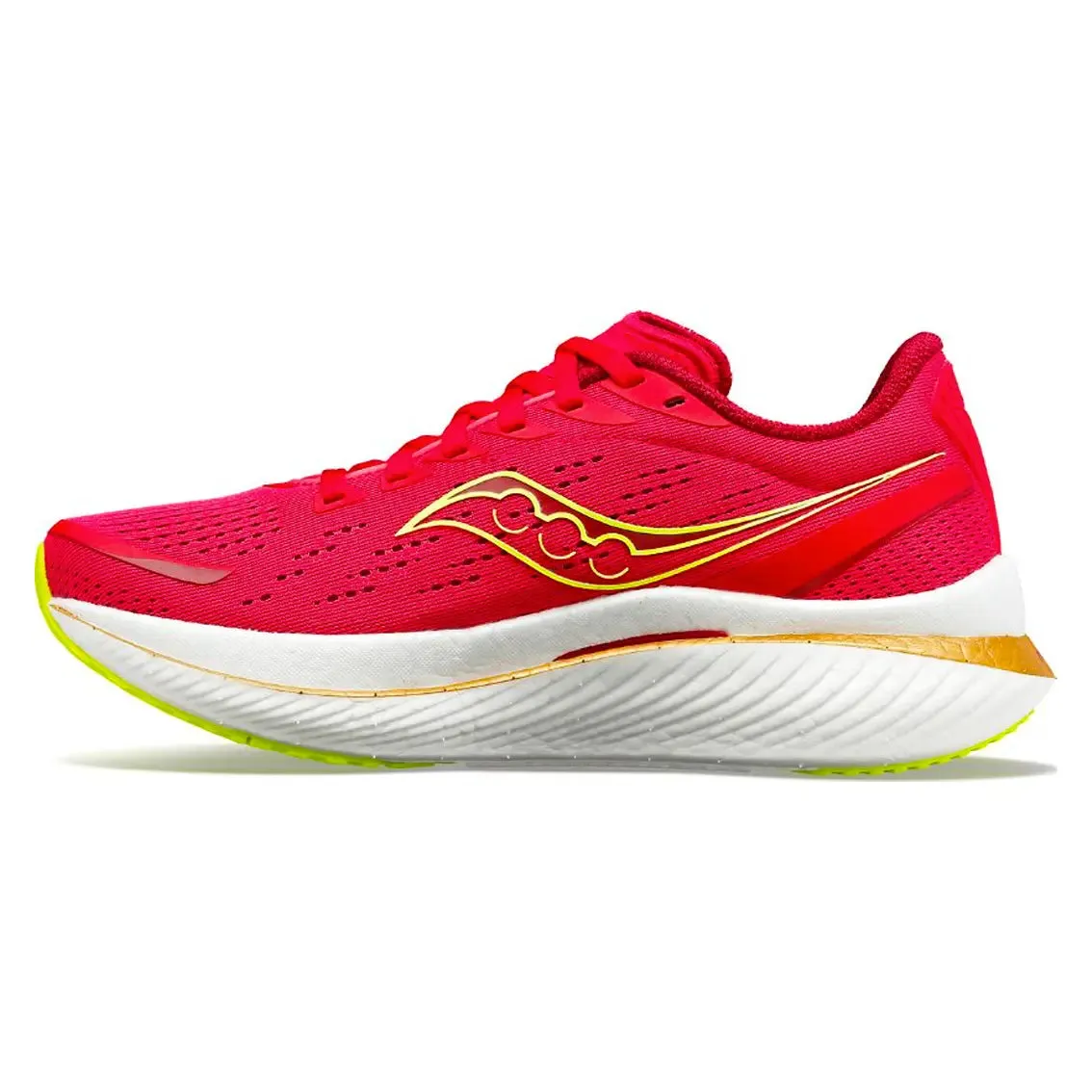 Womens Saucony Endorphin Speed 3 - Red / Rose