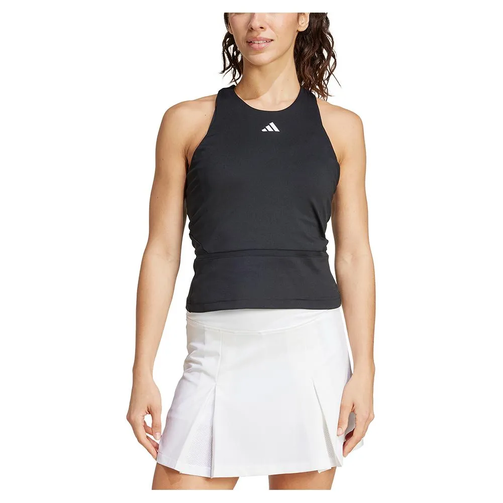 Womens Tennis Y-Tank Black