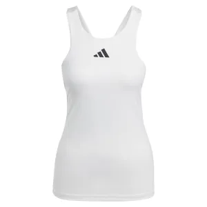 Women's Y-Back Tennis Tank White