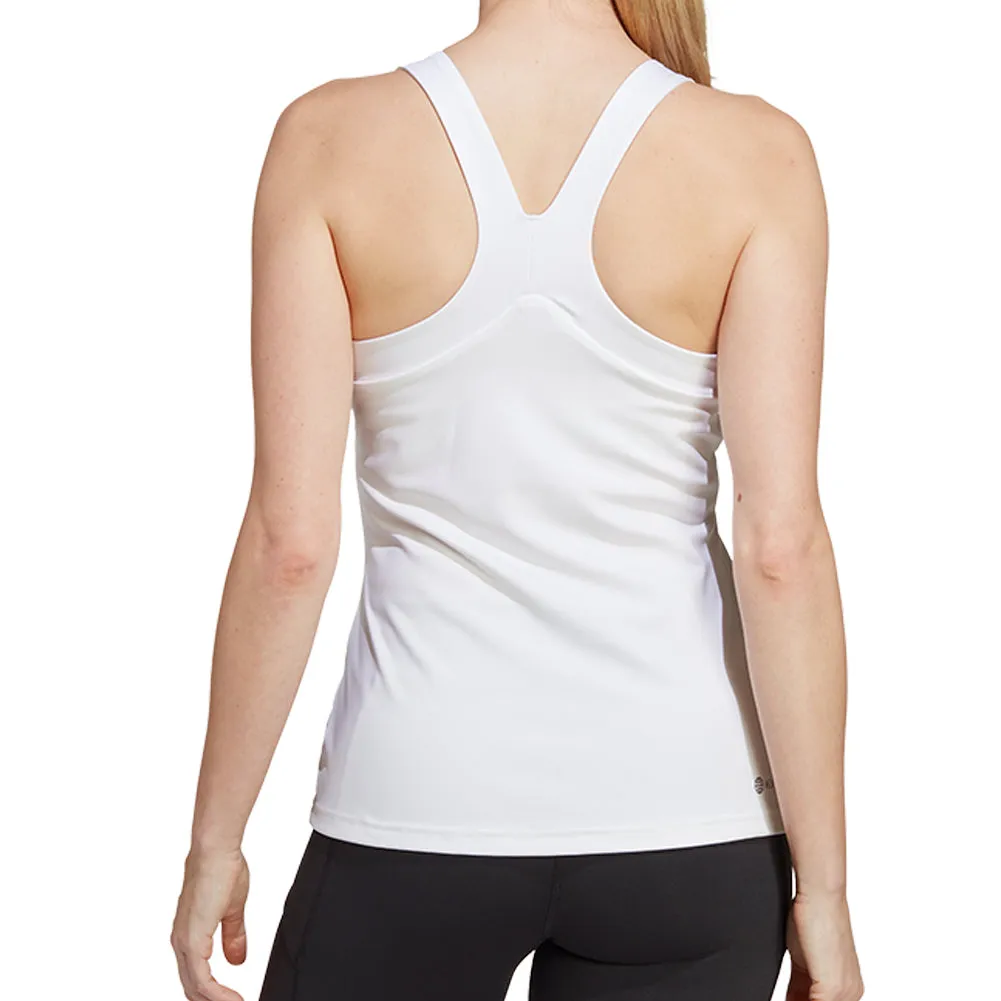 Women's Y-Back Tennis Tank White